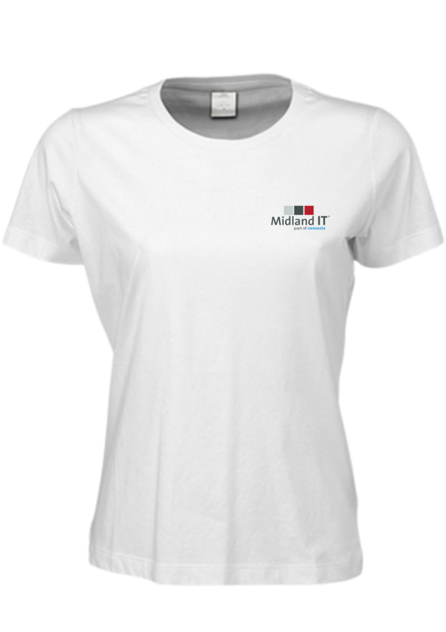 Midland IT T-Shirt Damen weiß
